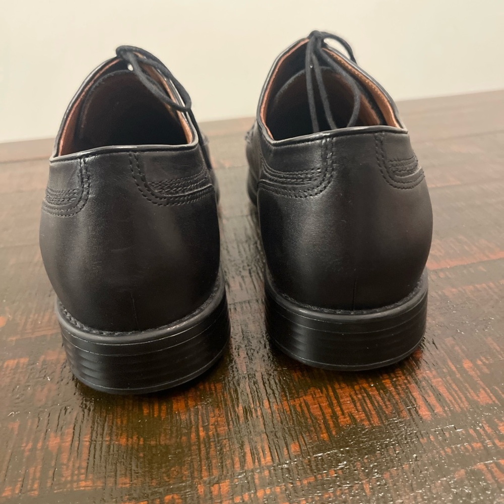 Johnston & Murphy Maddox Cap Toe Black Oxford XC4 Dress Shoes Size 11 X W EUC - Picture 7 of 11